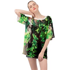 Plants 1 1 Oversized Chiffon Top by bestdesignintheworld