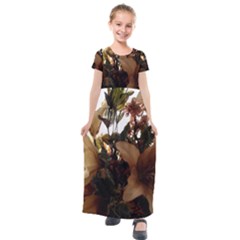 Lilies 1 1 Kids  Short Sleeve Maxi Dress by bestdesignintheworld