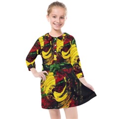 Revelation 1 3 Kids  Quarter Sleeve Shirt Dress by bestdesignintheworld