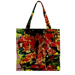 Deep Soul 1 3 Zipper Grocery Tote Bag by bestdesignintheworld