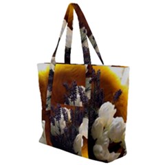 Tulips 1 2 Zip Up Canvas Bag by bestdesignintheworld