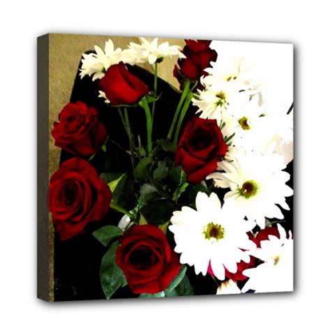 Roses 1 2 Mini Canvas 8  X 8  (stretched) by bestdesignintheworld