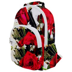 Roses 1 1 Rounded Multi Pocket Backpack by bestdesignintheworld