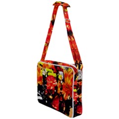 Flowers In A Vase 1 2 Cross Body Office Bag by bestdesignintheworld