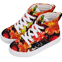 Flowers In A Vase 1 2 Kids  Hi-top Skate Sneakers by bestdesignintheworld