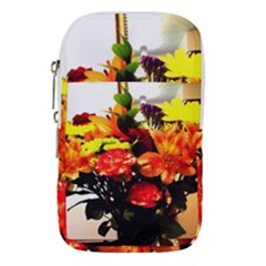 Flowers In A Vase 1 2 Waist Pouch (small) by bestdesignintheworld