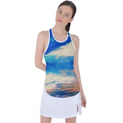 Skydiving 1 1 Racer Back Mesh Tank Top by bestdesignintheworld