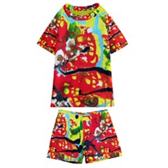 Hot 1 1 Kids  Swim Tee And Shorts Set by bestdesignintheworld