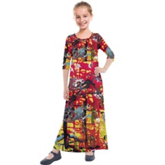 July 1 1 Kids  Quarter Sleeve Maxi Dress by bestdesignintheworld