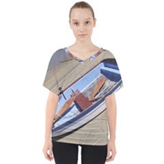 Balboa 1 2 V-neck Dolman Drape Top