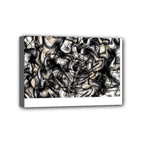 Marble Texture Mini Canvas 6  X 4  (stretched) by letsbeflawed