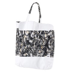 Marble Texture Giant Grocery Tote by letsbeflawed