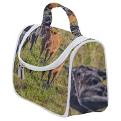 Cows At Countryside, Maldonado Department, Uruguay Satchel Handbag by dflcprints