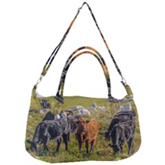 Cows At Countryside, Maldonado Department, Uruguay Removal Strap Handbag by dflcprints