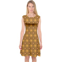 Almedina Capsleeve Midi Dress by deformigo