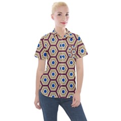 Tiriddo Women s Short Sleeve Pocket Shirt