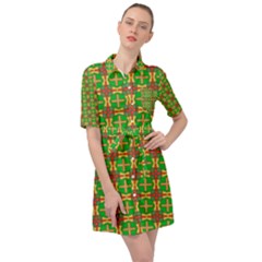 Yasawa Belted Shirt Dress by deformigo