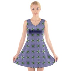 Taffia V-Neck Sleeveless Dress