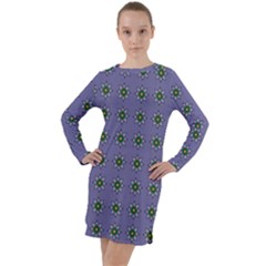 Taffia Long Sleeve Hoodie Dress by deformigo