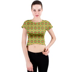 Capriccium Crew Neck Crop Top by deformigo