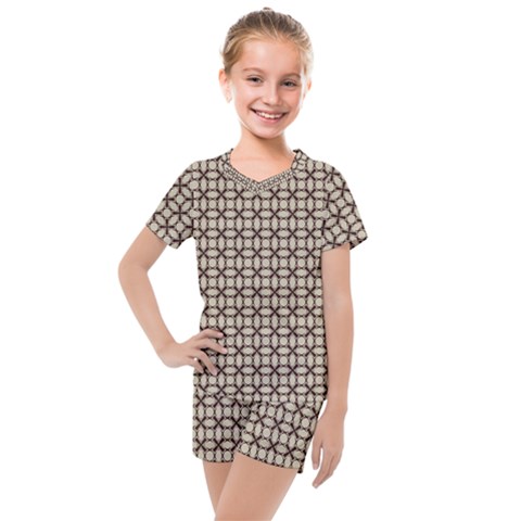 Esperanto Kids  Mesh Tee And Shorts Set by deformigo