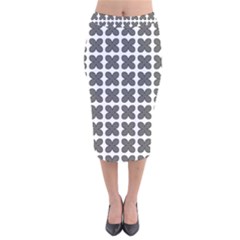 Argenta Velvet Midi Pencil Skirt