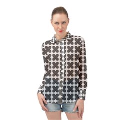 Argenta Long Sleeve Chiffon Shirt