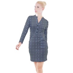 Sotira Button Long Sleeve Dress