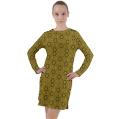 Damietta Long Sleeve Hoodie Dress by deformigo