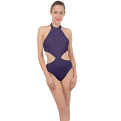 Keyudo Halter Side Cut Swimsuit by deformigo