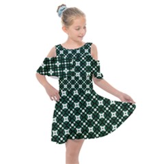 Aronido Kids  Shoulder Cutout Chiffon Dress