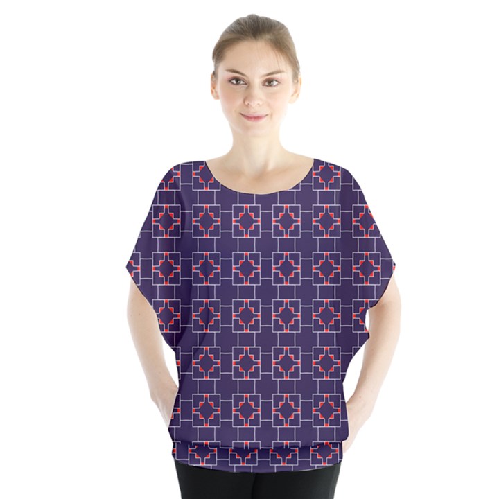 Tobermory Batwing Chiffon Blouse