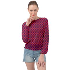 Flowerick Banded Bottom Chiffon Top by deformigo