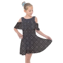 Dorris Kids  Shoulder Cutout Chiffon Dress