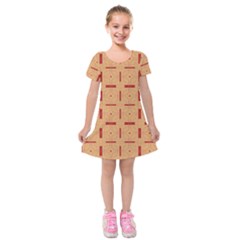 Tangra Kids  Short Sleeve Velvet Dress