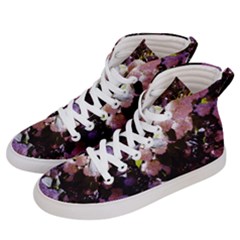 Purple Snowballs Men s Hi-top Skate Sneakers by okhismakingart