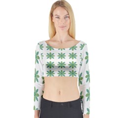 Reign Of Nature Long Sleeve Crop Top