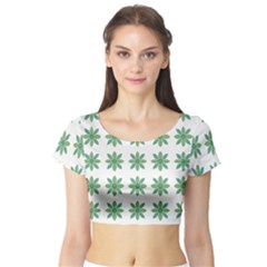 Reign Of Nature Short Sleeve Crop Top