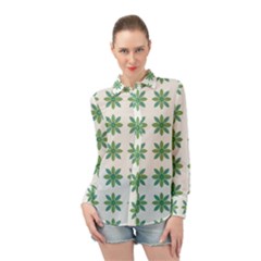 Reign Of Nature Long Sleeve Chiffon Shirt