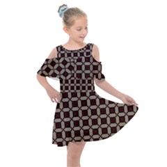 Pertamini Kids  Shoulder Cutout Chiffon Dress by deformigo