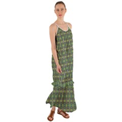 Keno Cami Maxi Ruffle Chiffon Dress