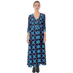 Nevis Button Up Boho Maxi Dress by deformigo