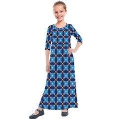 Nevis Kids  Quarter Sleeve Maxi Dress by deformigo