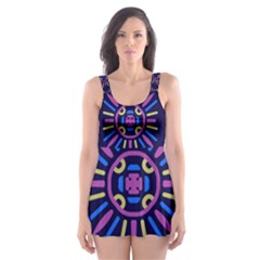 Papiamento Skater Dress Swimsuit by deformigo