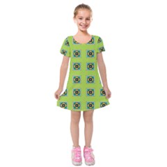 Lemona Kids  Short Sleeve Velvet Dress by deformigo