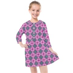 Elista Kids  Quarter Sleeve Shirt Dress by deformigo