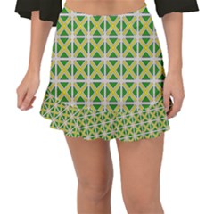 Thrillium Fishtail Mini Chiffon Skirt by deformigo