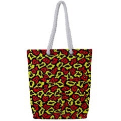 Rby-c-2-9 Full Print Rope Handle Tote (small) by ArtworkByPatrick