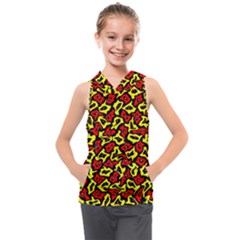 Rby-c-2-9 Kids  Sleeveless Hoodie by ArtworkByPatrick