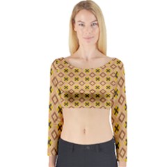 Virginia Long Sleeve Crop Top by deformigo